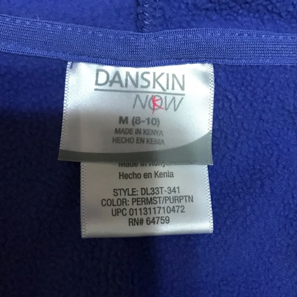 Danskin Purple Jacket Women’s Size Medium - Picture 4 of 4